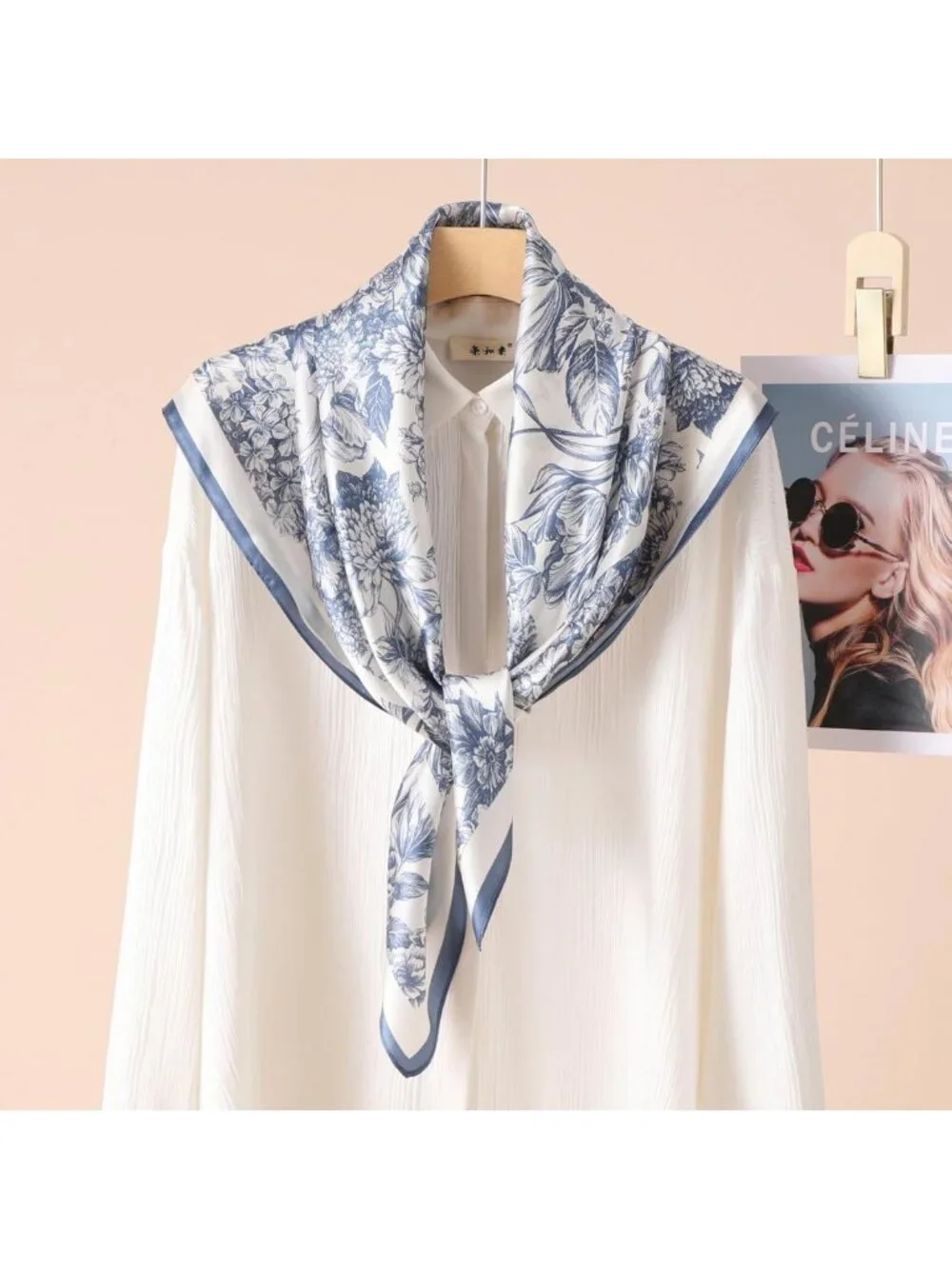 Luxurious 100% Mulberry Silk Scarf for Women, Large 35